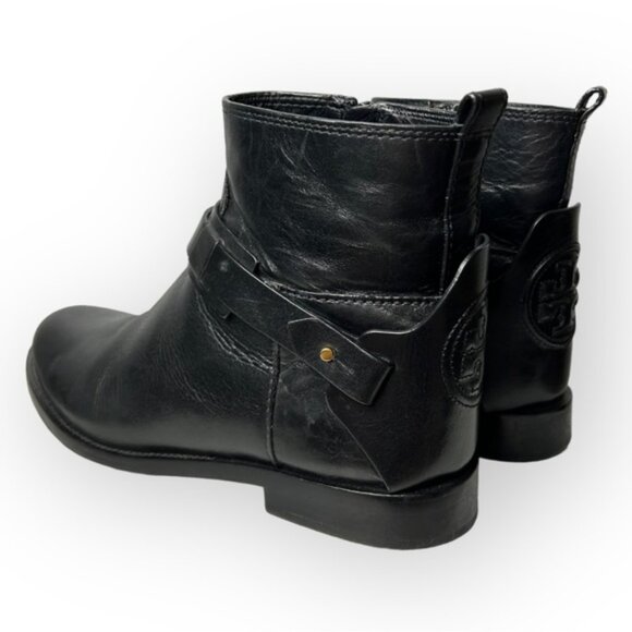 Tory Burch Colton Leather Bootie in Perfect Black 9 - Picture 5 of 13